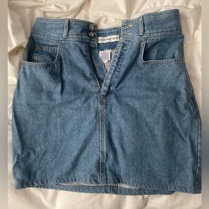 Calvin Klein Denim Mini Skirt